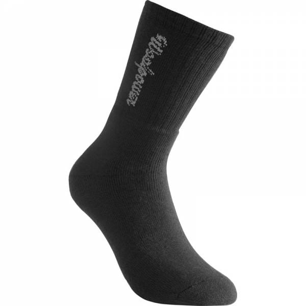 Woolpower Socks 400 Classic Logo - Merino-Socken schwarz - Bild 1