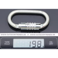Vorschau: C.A.M.P. Oval Pro 3Lock - Schraubkarabiner silver - Bild 3