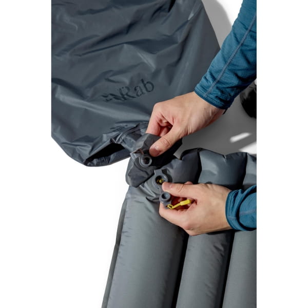 Rab Ionosphere 5.5 - isolierte Luftmatratze dark pollen - Bild 9