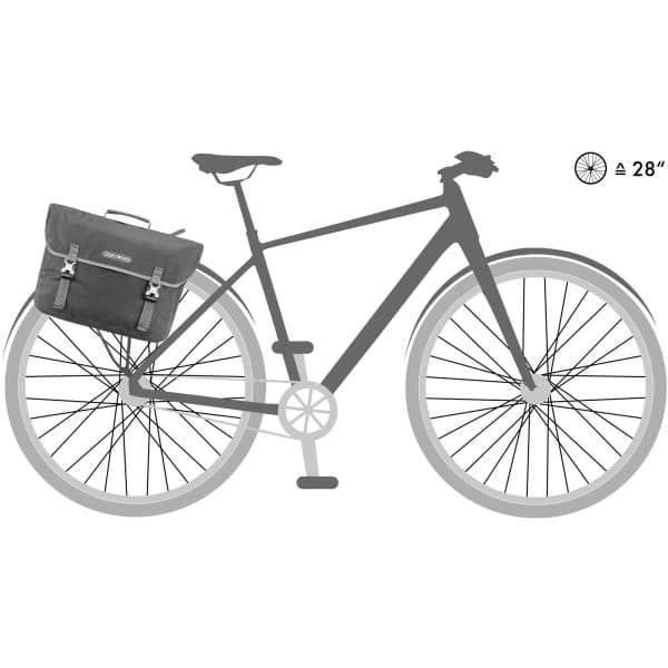 Ortlieb Commuter-Bag Two QL3.1 - Fahrrad-Laptoptasche pepper - Bild 3