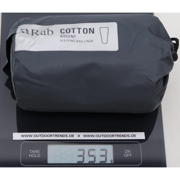Rab Cotton Ascent Sleeping Bag Liner - Innenschlafsack slate - Bild 3