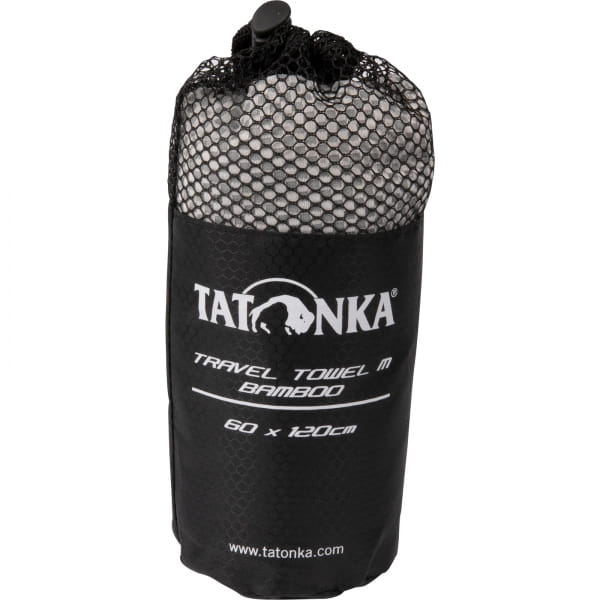 Tatonka Travel Towel Bamboo M - Funktionshandtuch grey - Bild 4