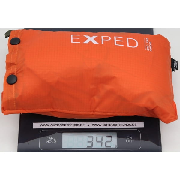 EXPED Bike + Hike Poncho - Regenponcho dark lava - Bild 4