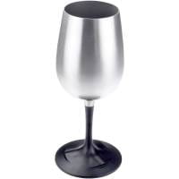 Vorschau: GSI Glacier Stainless Nesting Wine Glass silver-black - Bild 1
