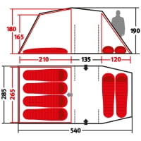 Vorschau: Wechsel Cirrus Travel Line - 6-Personen-Zelt laurel oak - Bild 2