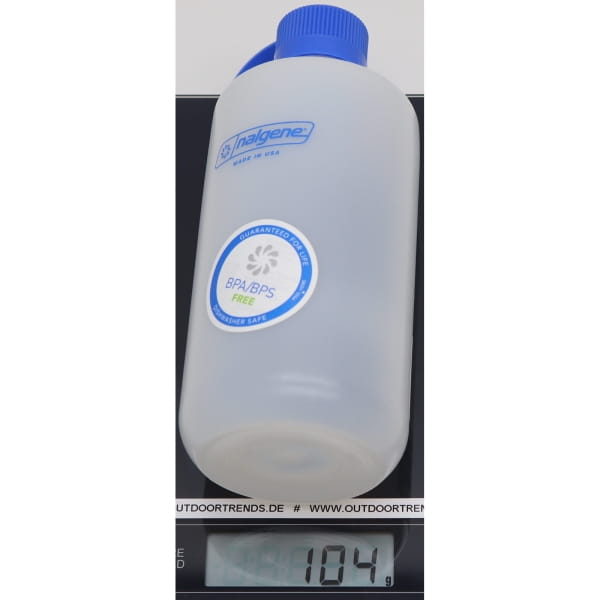 Nalgene Enghals HDPE Trinkflasche 1,0 Liter - Bild 2