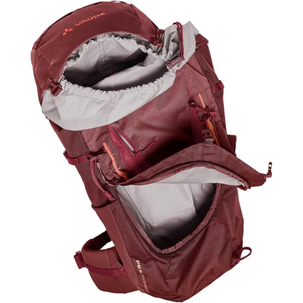 VAUDE Women's Asymmetric 38+8 - Trekkingrucksack dark cherry - Bild 4