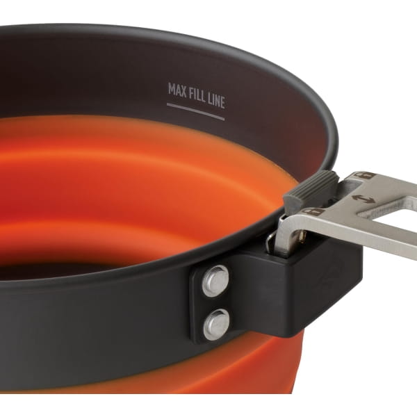 Sea to Summit Frontier UL Collapsible Pot 1L - faltbarer Kochtopf orange - Bild 6