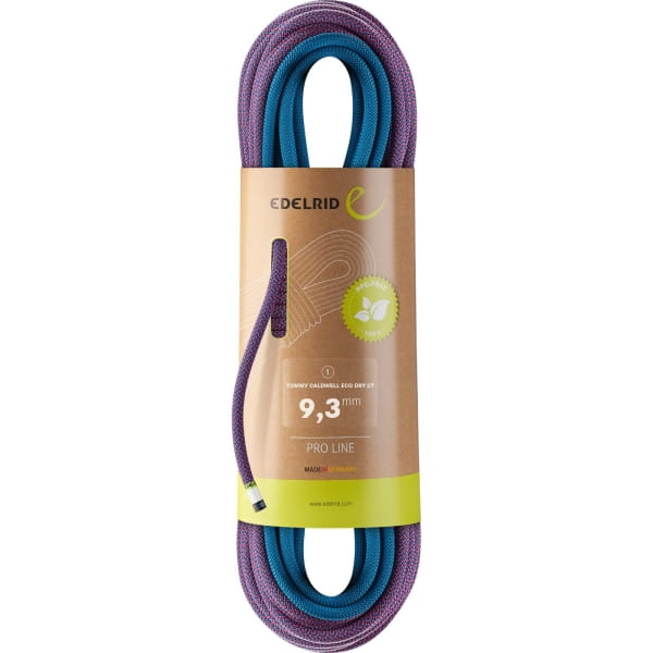 Edelrid Tommy Caldwell Eco Dry CT 9.3 - Einfachseil pink-turquoise - Bild 1