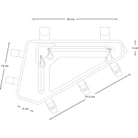 Vorschau: Apidura Backcountry Full Frame Pack 2.5 L - Rahmentasche - Bild 3