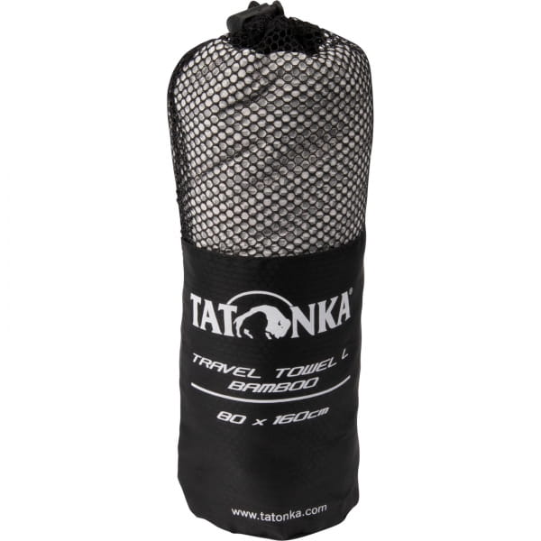 Tatonka Travel Towel Bamboo L - Funktionshandtuch grey - Bild 4