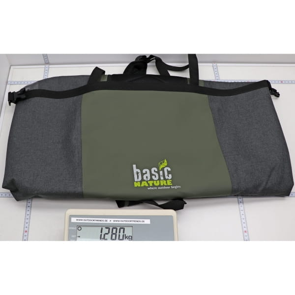 Basic Nature Seesack - Packsack mit Rucksackträgern grey-green - Bild 5
