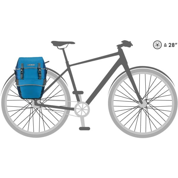 Ortlieb Bike-Packer Plus - Gepäckträgertaschen dusk blue-denim - Bild 23
