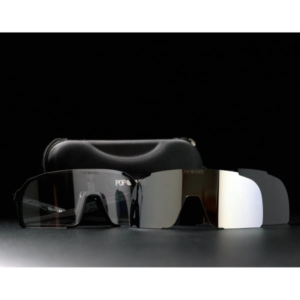 POP EYES Eddy Cat 3 & Polarized Cat 3 - Sonnenbrille silver star - Bild 4