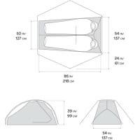 Vorschau: Mountain Hardwear Strato™ UL 2 - 2 Personen Zelt undyed - Bild 4