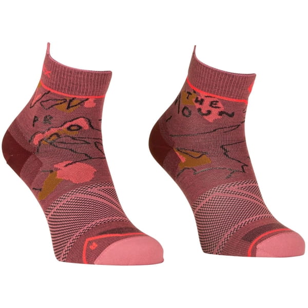 Ortovox Women's Alpine Light Quarter Socks - Socken mountain rose - Bild 1