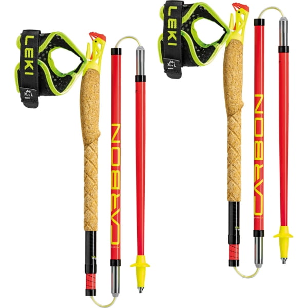 LEKI Ultratrail FX.One - Trail Running Stöcke bright red-black-neonyellow - Bild 2 LEKI Ultratrail FX.One - Trail Running Stöcke bright red-black-neonyellow - Bild 2