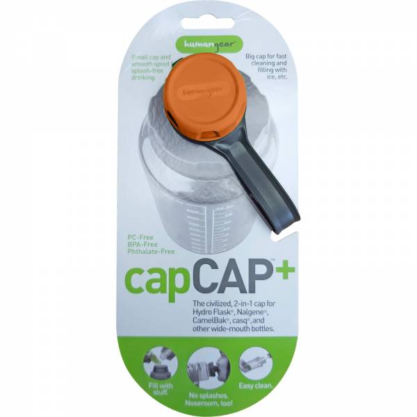 humangear capCAP+ - Flaschendeckel Plus orange - Bild 13