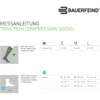 Vorschau: Bauerfeind Sports Trail Run Compression Socks Women - Trailrunning-Socken midnight teal - Bild 2