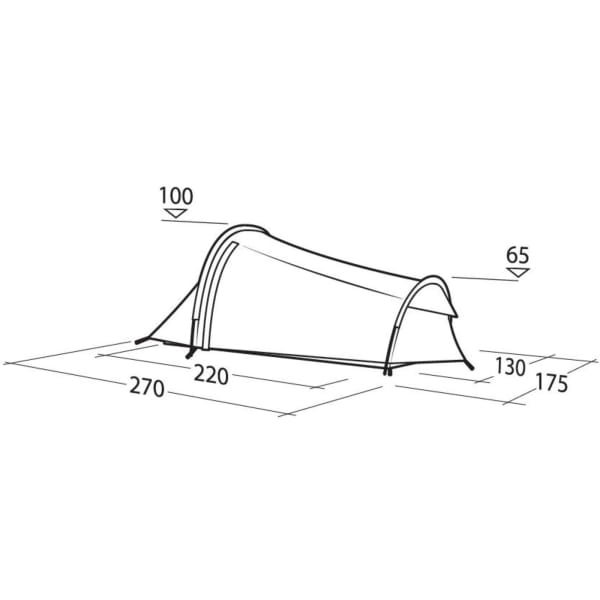 Robens Cress 1 Pro - Tunnelzelt green - Bild 7