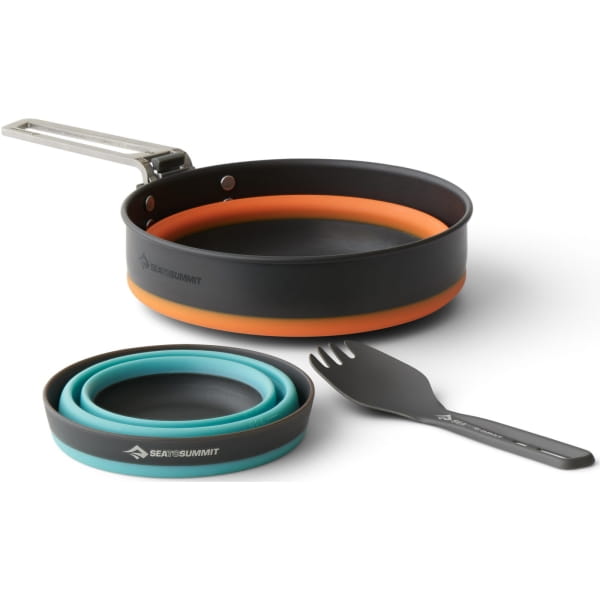 Sea to Summit Frontier UL Collapsible One Pot Cook Set 3-teilig - Kochset blue-orange - Bild 2