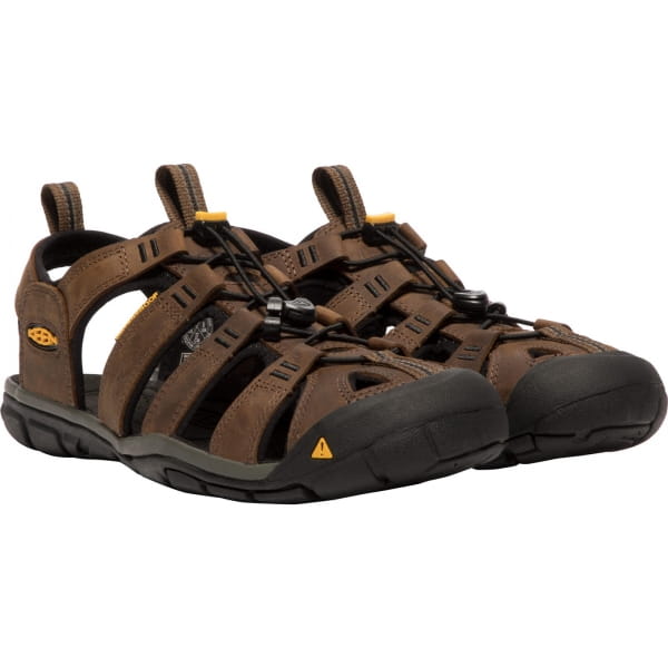 KEEN Men's Clearwater Leather CNX - Sandalen dark earth-black - Bild 1 KEEN Men's Clearwater Leather CNX - Sandalen dark earth-black - Bild 1