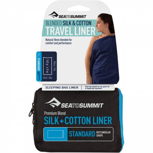 Sea to Summit Silk Cotton Travel Liner Standard - Bild 1 Sea to Summit Silk Cotton Travel Liner Standard - Bild 1