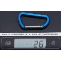 Vorschau: LACD Accessory Biner Straight 80 mm - Materialkarabiner blue - Bild 2