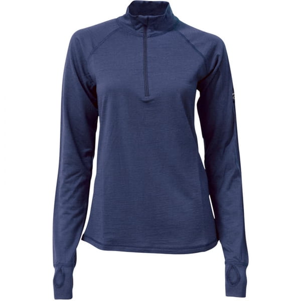 IVANHOE UW Blossom Woman - Langarmshirt mit Zip steelblue - Bild 3 IVANHOE UW Blossom Woman - Langarmshirt mit Zip steelblue - Bild 3