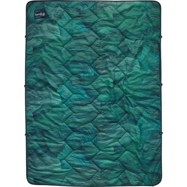 Therm-a-Rest Stellar Blanket - Decke green wave print - Bild 12