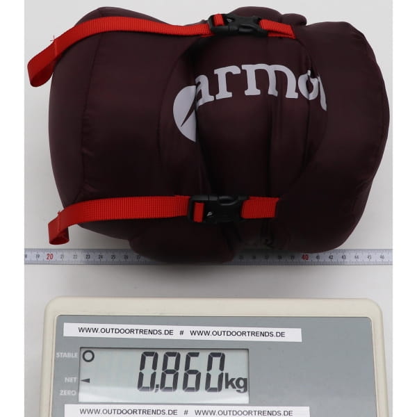 Marmot Mad River 40 - Daunen-Schlafsack red sun-blackberry - Bild 8