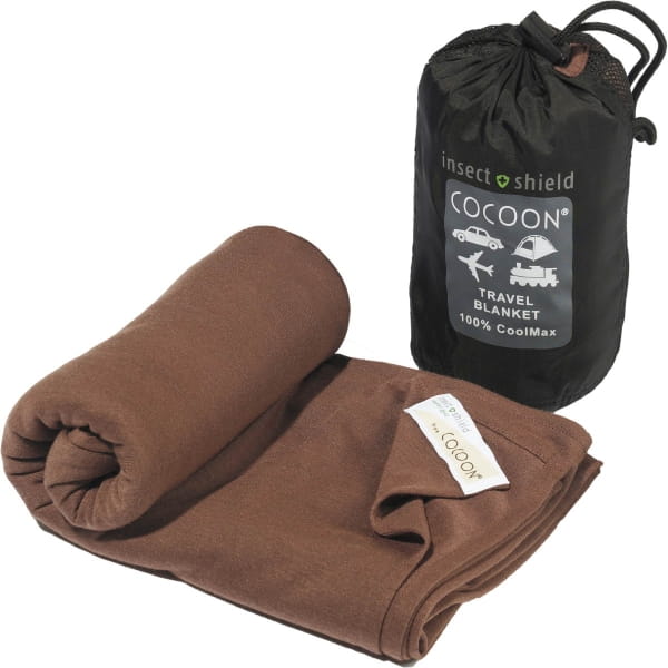 COCOON CoolMax Insect Shield Travel Blanket - Decke kalahari brown - Bild 1