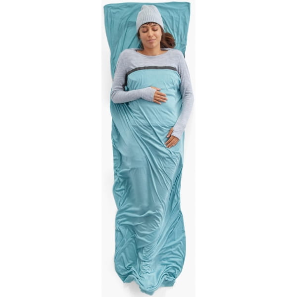 Sea to Summit Comfort Blend Liner Rectangular Pillow Sleeve - Inlett blue - Bild 2