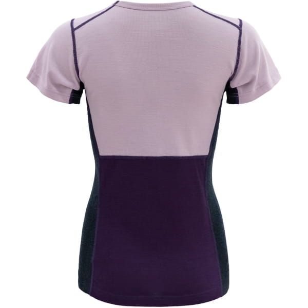 DEVOLD Lauparen Merino 190 T-Shirt Wmn - Kurzarm-Shirt orchid-lilac-ink - Bild 3 DEVOLD Lauparen Merino 190 T-Shirt Wmn - Kurzarm-Shirt orchid-lilac-ink - Bild 3