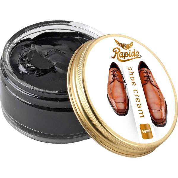 Rapide Schuhcreme für Glattleder - 50 ml schwarz - Bild 1 Rapide Schuhcreme für Glattleder - 50 ml schwarz - Bild 1
