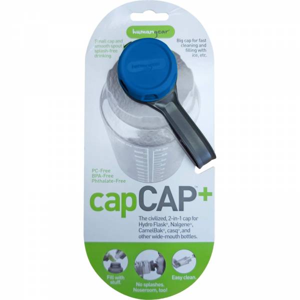 humangear capCAP+ - Flaschendeckel Plus blau - Bild 5