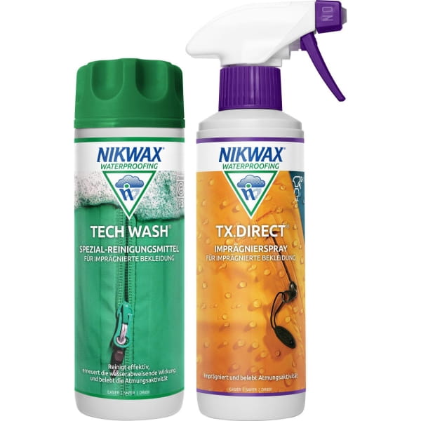 Nikwax Tech Wash & TX.Direct Spray - Waschen & Imprägnieren - Bild 1