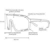 Vorschau: POP EYES Riley Cat 2 - 2-in-1 Sonnenbrille neon yellow - Bild 3