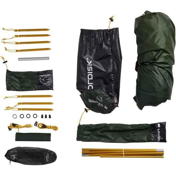 Nordisk Telemark 1 LW (2.0) - 1 Personen Zelt black forest green - Bild 13