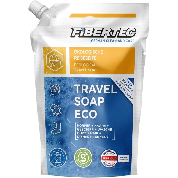 FIBERTEC Travel Soap Eco 500 ml  - alles und überall Outdoor-Seife - Bild 1