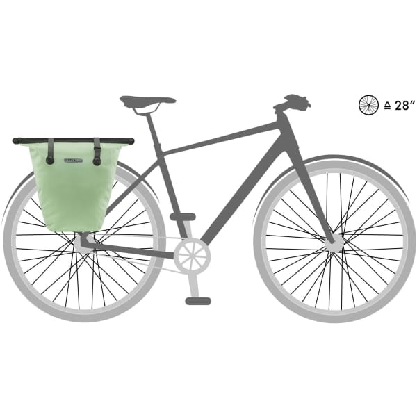 Ortlieb Bike-Shopper - Hinterrad-Tasche pistachio - Bild 22